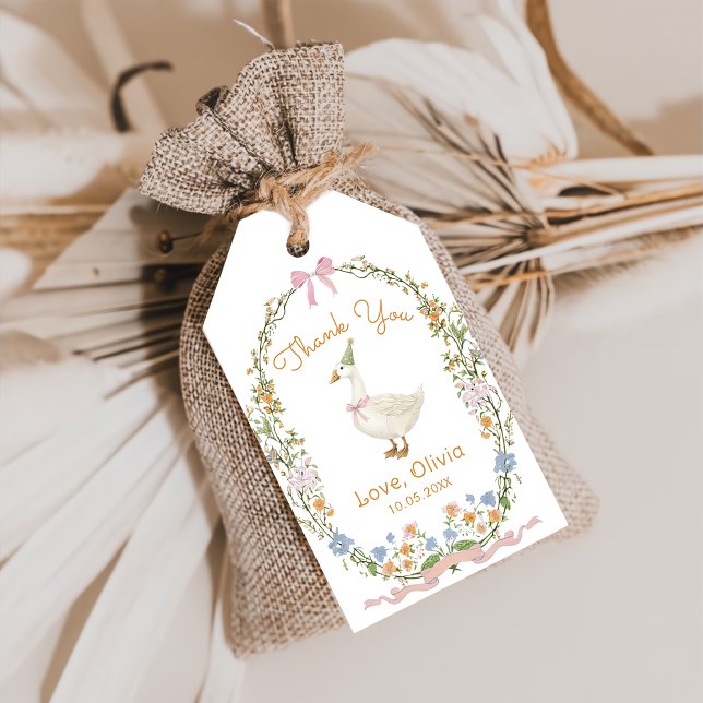 Silly Goose Baby Shower Gift Tags (Creator Uploaded)