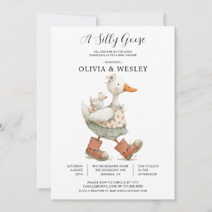 Silly Goose Baby Shower Invitation