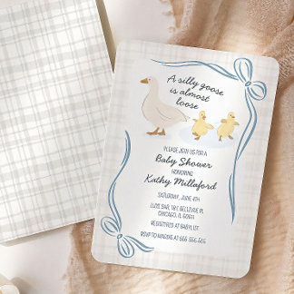 Silly Goose Baby Shower Invitation