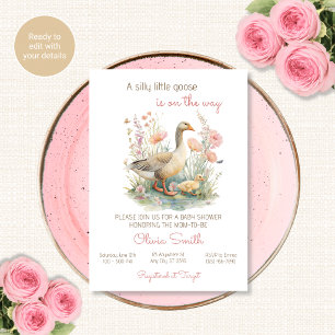 Silly Goose Baby Shower Invitation
