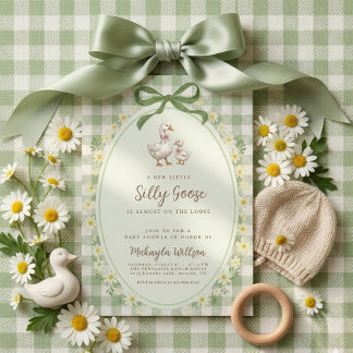 Silly Goose Baby Shower Invitation