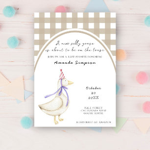 Silly Goose Baby Shower Invitation