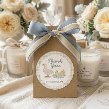 Silly Goose Baby Shower Thank You Sticker