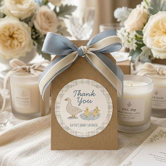 Silly Goose Baby Shower Thank You Sticker