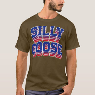 Silly Goose Distressed Text T-Shirt
