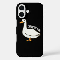 Silly Goose Funny Cartoon Goose