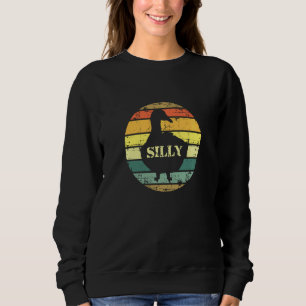Silly Goose Funny Cute Bird Lover Sweatshirt