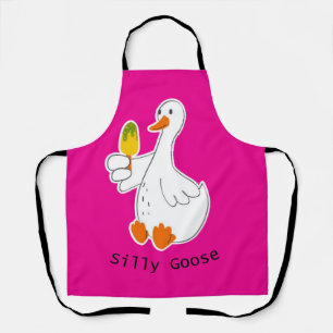 Silly goose, Funny Goose, Goose Lover Apron