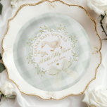Silly Goose Gender neutral Sage Baby Shower Paper Plate<br><div class="desc">Silly Goose Gender neutral Sage Baby Shower Paper Plates
Matching items are available.</div>