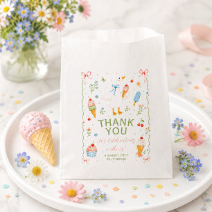 Silly Goose Ice Cream Social Baby Shower Favour Ba Bag