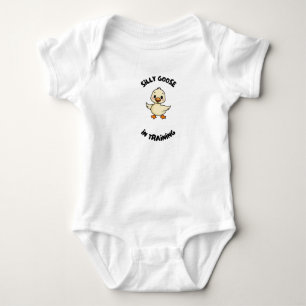 Silly Goose in Training New Baby Bodysuit