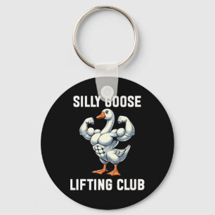 Silly Goose Lifting Club  Keychain