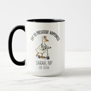Silly Goose Nurse Practitioner Mug, Funny NP Gradu Mug