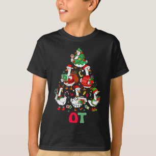 Silly goose occupational therapy christmas tree ot T-Shirt