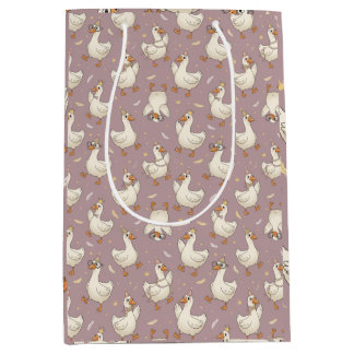 Silly Goose Party – Quirky Birthday Design Medium Gift Bag