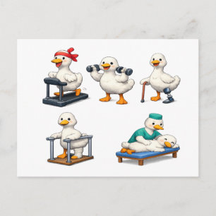 Silly Goose Physical Therapy , Physical Therapist Postcard