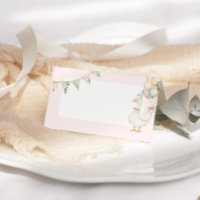 Silly Goose Pink floral Birthday party Food
