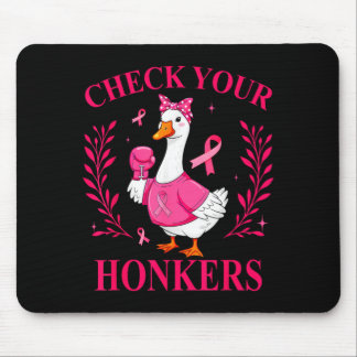 Silly Goose Pink Ribbon Breast Cancer Awareness Mouse Pad