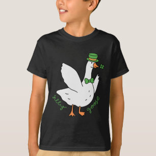 Silly Goose St Patrick's Day Leprechaun Hat Irish  T-Shirt