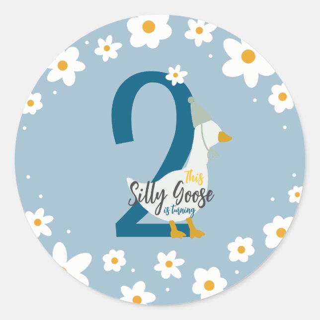 Silly Goose Sticker (Front)