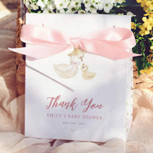 Silly Goose Wildflower Baby Shower Thank You Favor Box