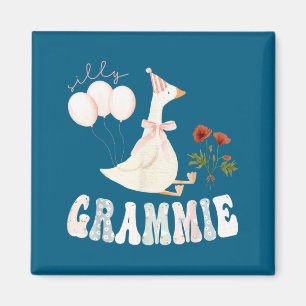 Silly grammie silly goose birthday girl party magnet