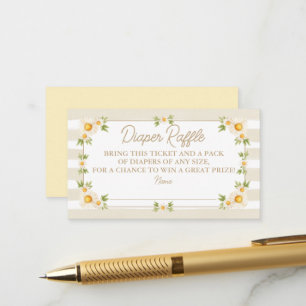 Silly Little Goose Diaper Raffle Enclosure Card