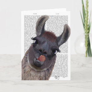 Silly Llama Card