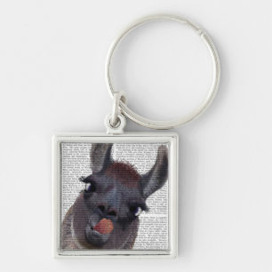 Silly Llama Keychain