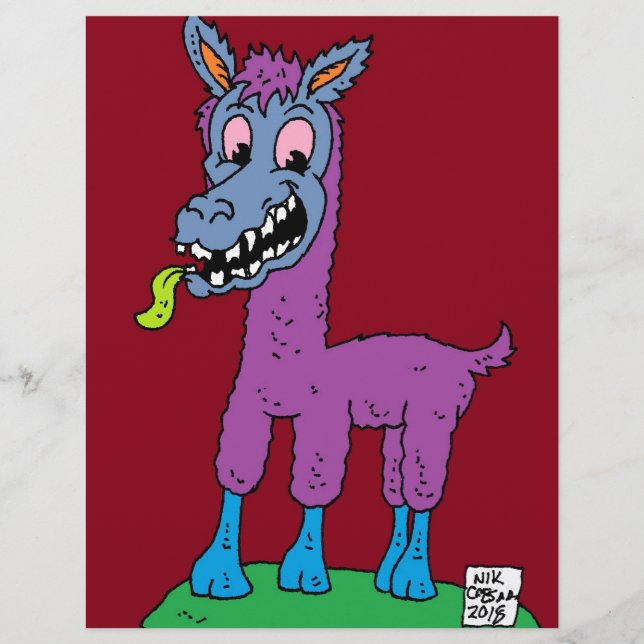Silly llama Monster (Front)