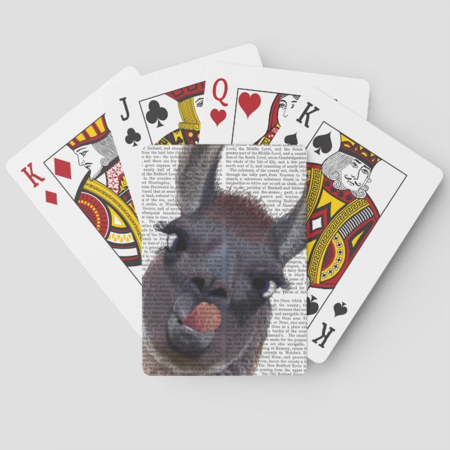 Silly Llama Playing Cards (Back)