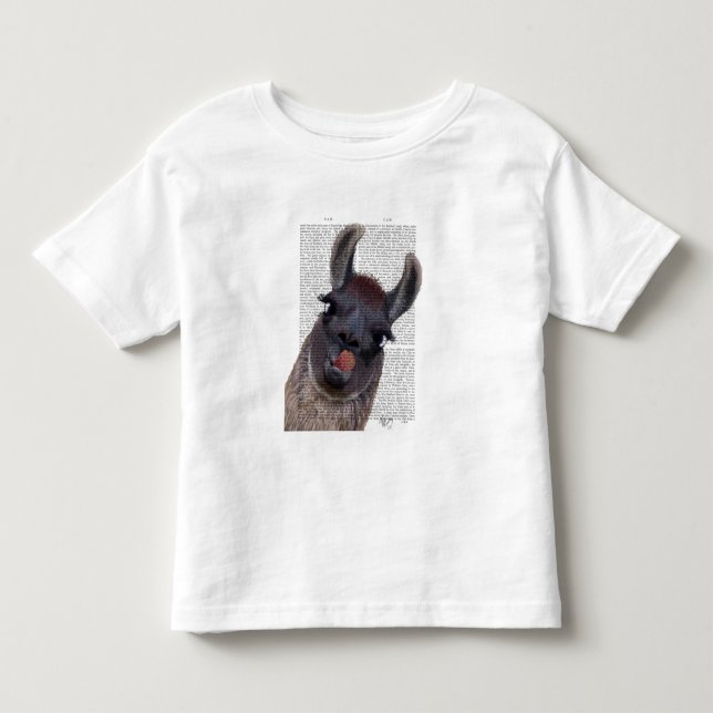 Silly Llama Toddler T-shirt (Front)