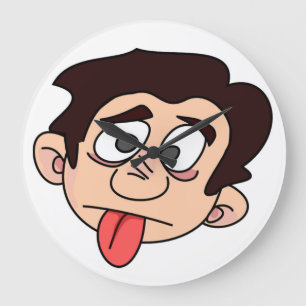 SILLY MAN LARGE CLOCK