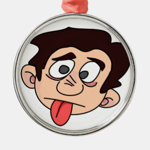 SILLY MAN METAL ORNAMENT