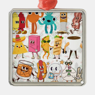 Silly Metal Ornament