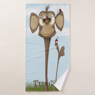 Silly Monkey and Ladybugs Bath Towel Set