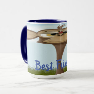 Silly Monkey and Ladybugs Mug