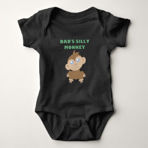 Silly Monkey - Baby Jersey Bodysuit