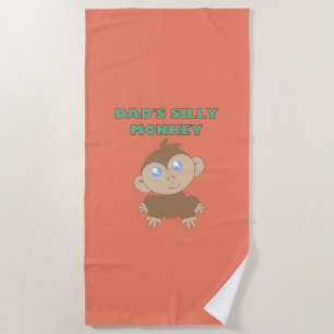 Silly Monkey - Beach Towel