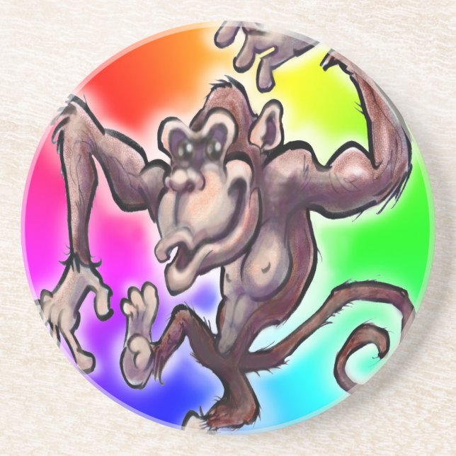 Silly Monkey Coaster (Front)