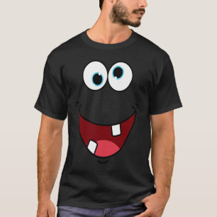 Silly Monster Face Character Easy Halloween Costum T-Shirt