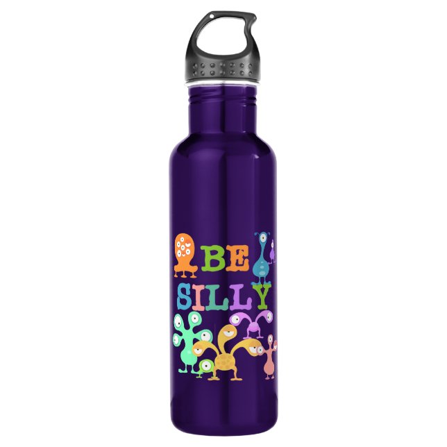 Silly Monsters 710 Ml Water Bottle (Front)