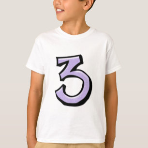 Silly Numéro 3 lavender T-shirt enfant