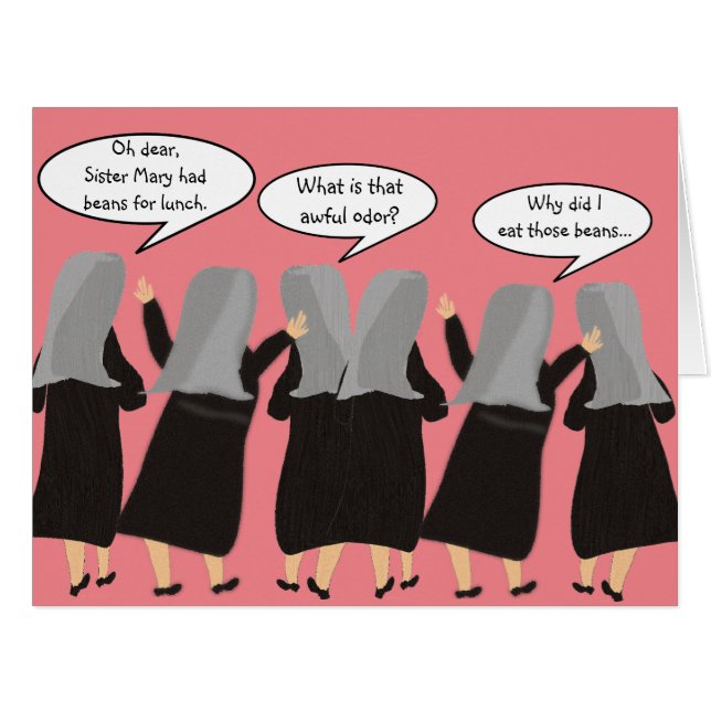 Silly Nun Thoughts (Front Horizontal)
