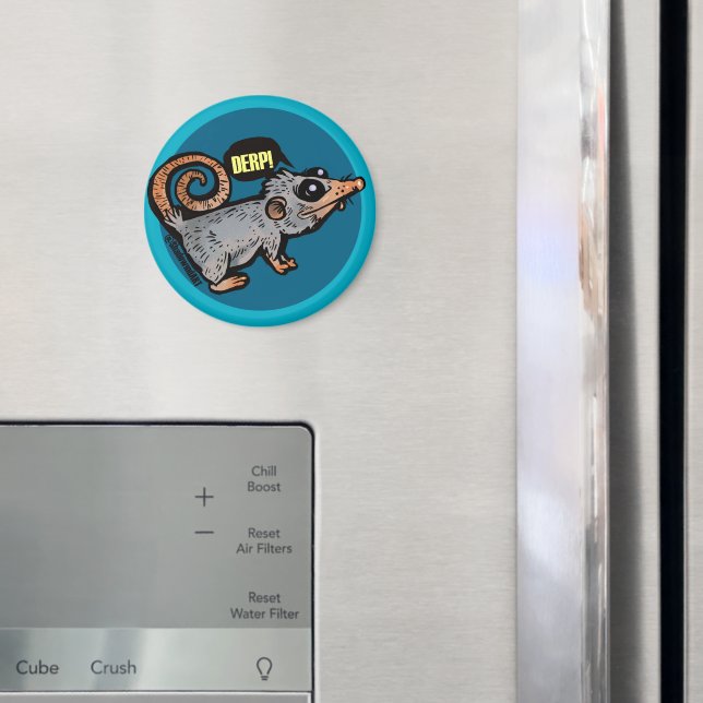silly opossum magnet (In Situ (Fridge))