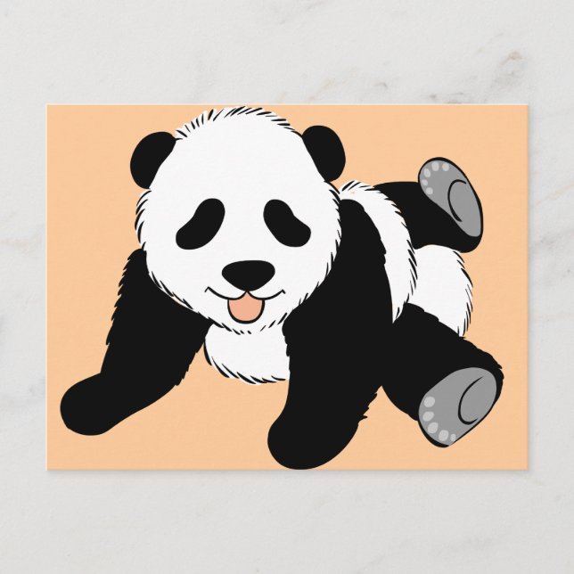 Silly Panda Postcard (Front)