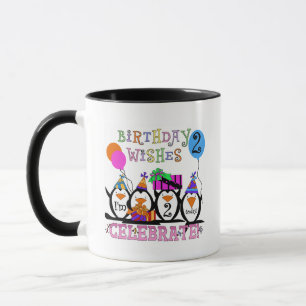 Silly Penguins 2nd Birthday T-shirts and Gifts Mug