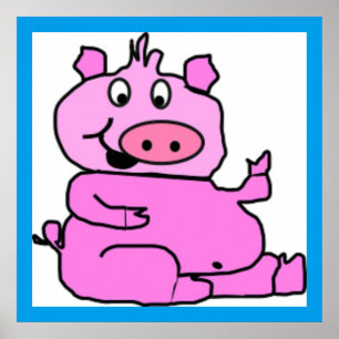 SILLY PIGGY POSTER