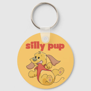 Silly Pup Tshirts and Gifts Keychain