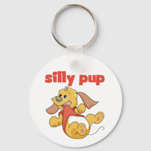 Silly Pup Tshirts and Gifts Keychain